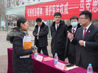 威尼斯官网与滨海新区法院联合开展法治宣传活动